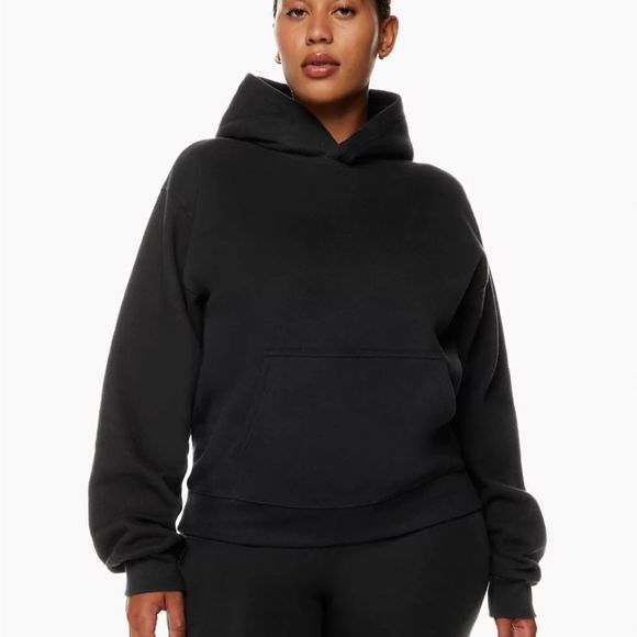 TNA Tops - TNA Cozy Fleece Perfect Hoodie Black